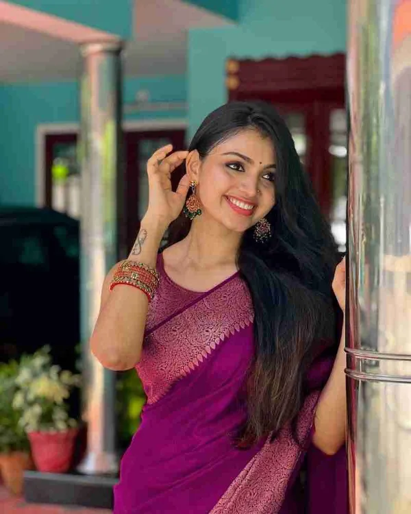 PURPLE_PURE_BANARASI_SAREE